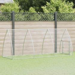 Cage pour poules argent&eacute; 300x105x120 cm acier galvanis&eacute;