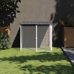 Poulailler avec toit anthracite 103x98x90 cm acier galvanis&eacute;