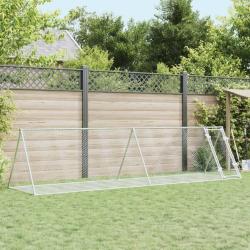 Clapier argent&eacute; 400x105x91 cm acier galvanis&eacute;
