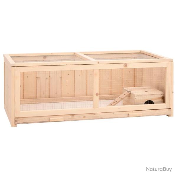Cage � hamster 104x52x38 cm bois massif de sapin