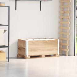 Colliers de palette 2 pcs 100x50 cm bois de pin solide