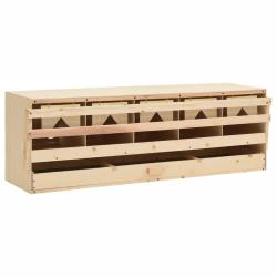 Pondoir 5 compartiments 117x33x38 cm bois de pin massif alsavelo