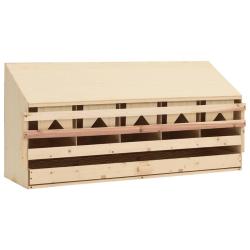 Pondoir 5 compartiments 117x33x54 cm bois de pin massif alsavelo