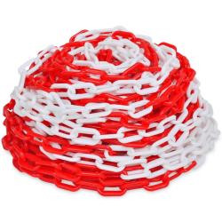 Cha&icirc;ne d'avertissement Rouge et blanc