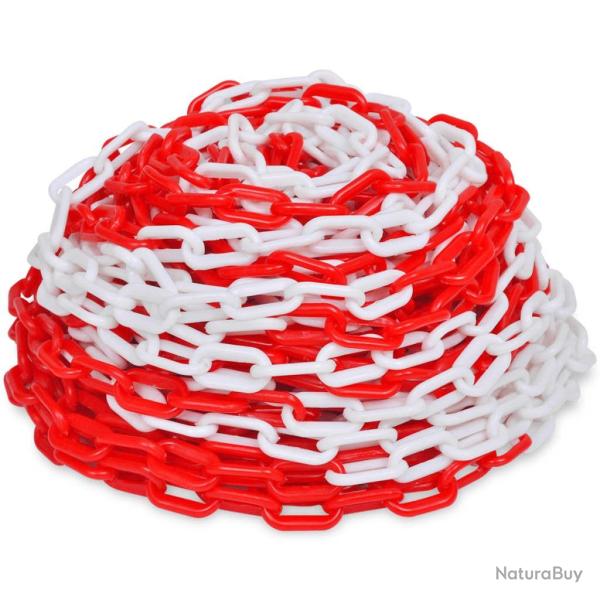 Cha�ne d'avertissement Rouge et blanc