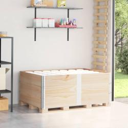 Colliers de palette 3 pcs 150x100 cm bois de pin solide alsavelo