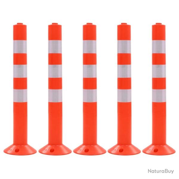 Borne de contr�le du trafic 5 pcs Plastique 75 cm