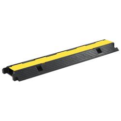 Rampe de protection de c&acirc;ble 1 canal caoutchouc 100cm