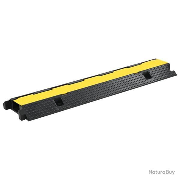 Rampe de protection de c�ble 1 canal caoutchouc 100cm