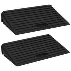 Rampes de bordure 2 pcs 50x30x11 cm Caoutchouc