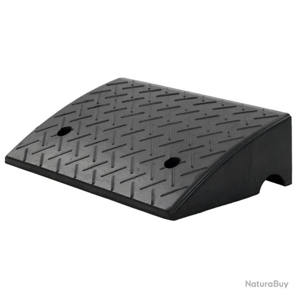 Rampe de bordure de trottoir Caoutchouc 50x32,5x14 cm