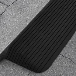 Rampes de seuil 2 pcs 110x41x5 cm Caoutchouc