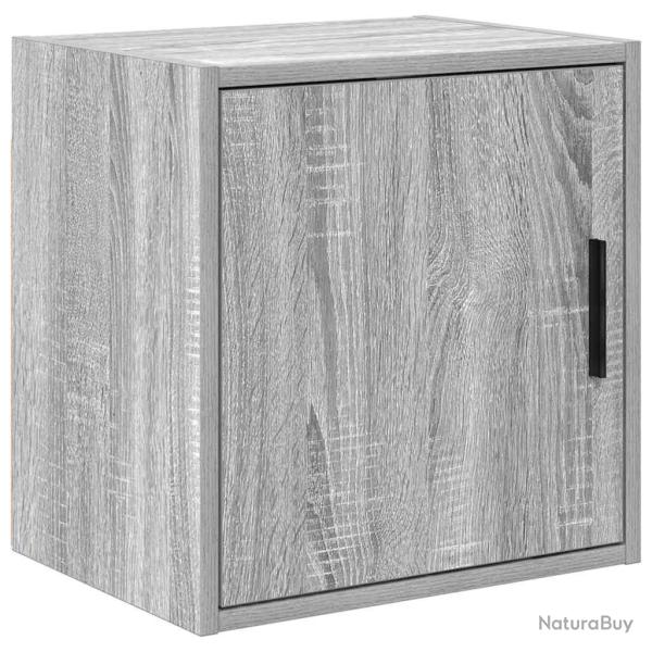 Armoire murale de garage sonoma gris bois d'ingnierie alsavelo