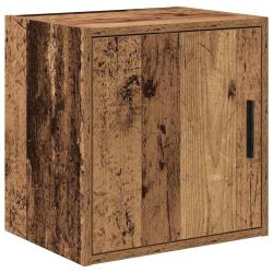 Armoire murale de garage vieux bois bois d'ing&eacute;nierie