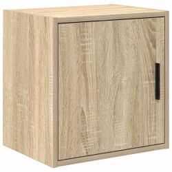 Armoire murale de garage ch&ecirc;ne sonoma bois d'ing&eacute;nierie