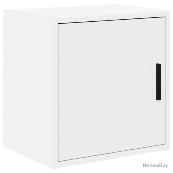 Armoire murale de garage blanc bois d'ing�nierie alsavelo