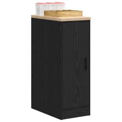 Armoire de rangement de garage noir 30x51x85 cm bois de pin