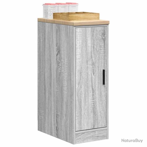 Armoire de rangement de garage sonoma gris 30x51x85 cm bois pin alsavelo