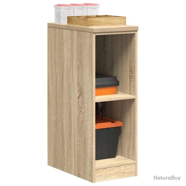 Armoire de rangement de garage ch�ne sonoma 30x51x85cm bois pin