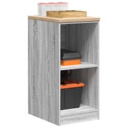 Armoire de rangement de garage sonoma gris 40x51x85 cm bois pin alsavelo
