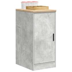 Armoire de rangement de garage gris b&eacute;ton 40x51x85 cm bois pin
