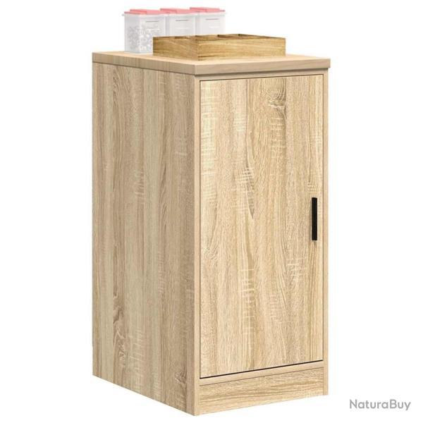 Armoire de rangement de garage chne sonoma 40x51x85cm bois pin alsavelo