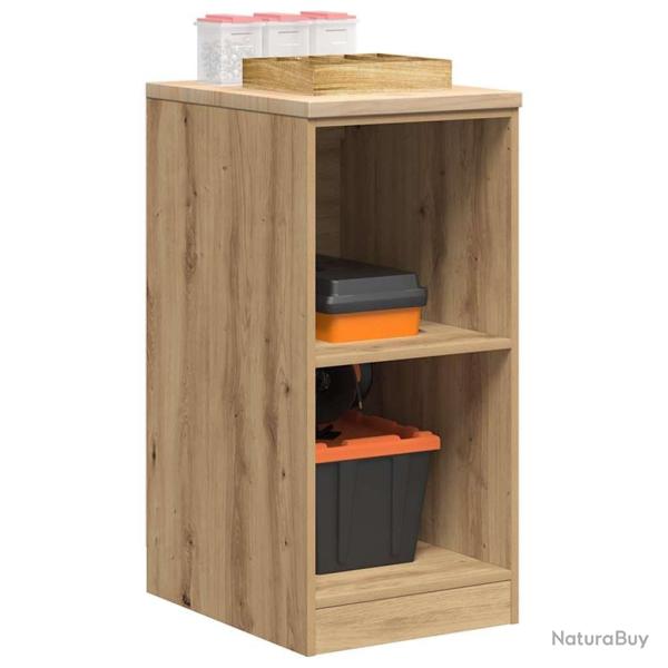 Armoire de rangement de garage chne artisanal bois pin massif alsavelo