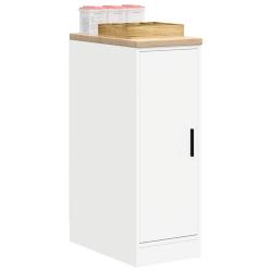 Armoire de rangement de garage blanc 30x51x85 cm bois de pin alsavelo