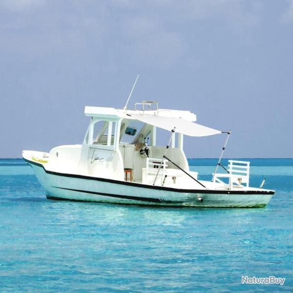 Extension d'ombrage T-Top blanc 170x170x(115-183) cm alsavelo