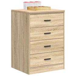 Armoire de rangement de garage ch&ecirc;ne sonoma 60x51x85cm bois pin