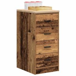 Armoire de rangement de garage vieux bois 40x51x85 cm bois pin