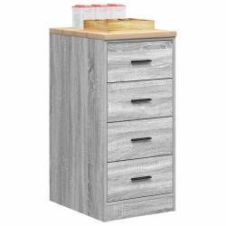 Armoire de rangement de garage sonoma gris 40x51x85 cm bois pin alsavelo