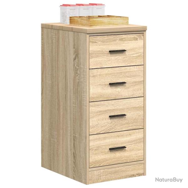 Armoire de rangement de garage ch�ne sonoma 40x51x85cm bois pin
