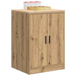 Armoire de rangement de garage ch&ecirc;ne artisanal bois de pin