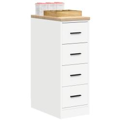 Armoire de rangement de garage blanc 30x51x85 cm bois de pin