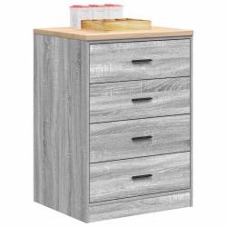 Armoire de rangement de garage sonoma gris 60x51x85 cm bois pin