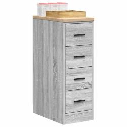 Armoire de rangement de garage sonoma gris 30x51x85 cm bois pin alsavelo