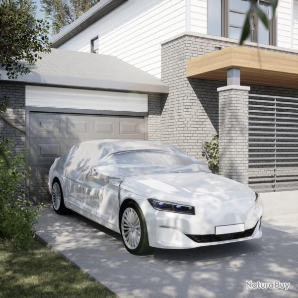 Demi-housse de voiture avec crochets argent� L alsavelo