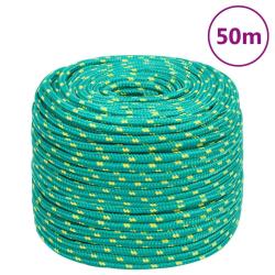 Corde de bateau Vert 8 mm 50 m Polypropyl&egrave;ne