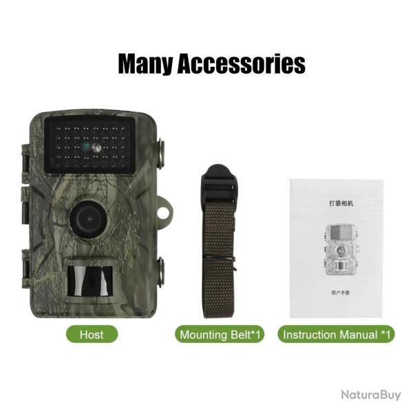 Mini cam�ra de suivi �tanche activ�e par le mouvement, cam�ra de pi�ge ext�rieure, surveillance de s