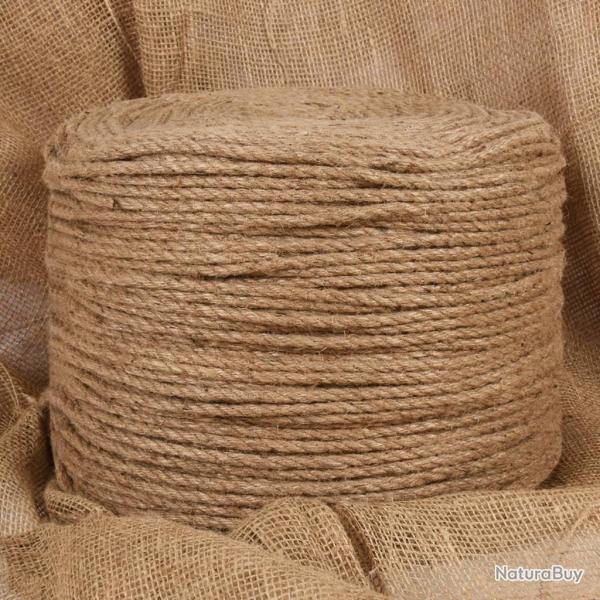 Corde de jute 250 m de long 6 mm d'�paisseur