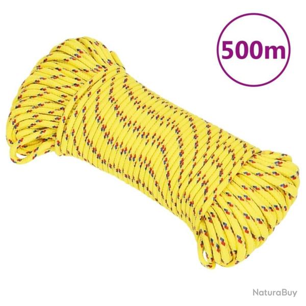 Corde de bateau Jaune 4 mm 500 m Polypropyl�ne