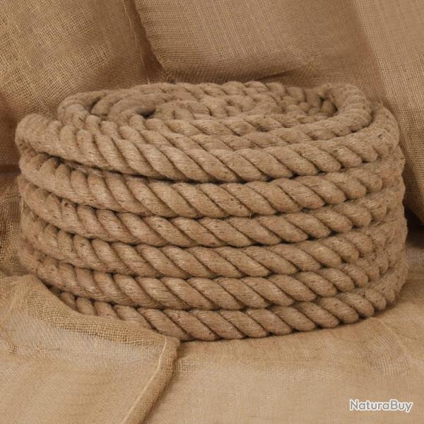 Corde de jute 10 m de long 30 mm d'paisseur alsavelo
