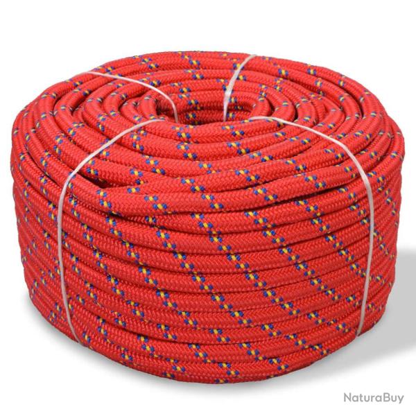 Corde de bateau Polypropyl�ne 16 mm 50 m Rouge