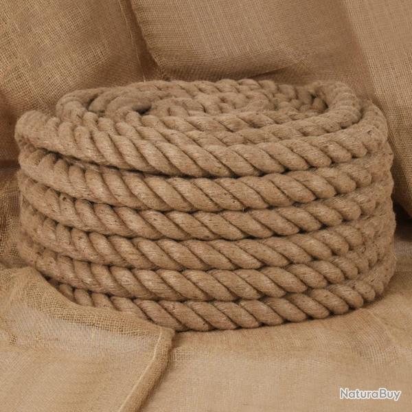 Corde de jute 5 m de long 50 mm d'paisseur alsavelo