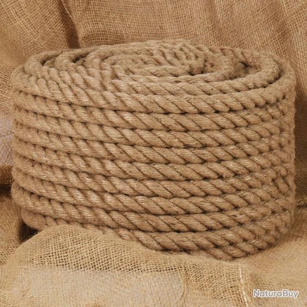 Corde de jute 50 m de long 16 mm d'�paisseur