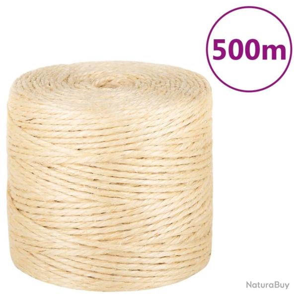 Corde 100 % sisal 4 mm 500 m alsavelo