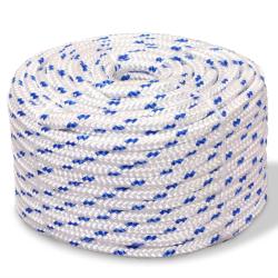 Corde de bateau Polypropyl&egrave;ne 18 mm 50 m Blanc