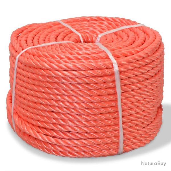 Corde torsade Polypropylne 14 mm 250 m Orange alsavelo