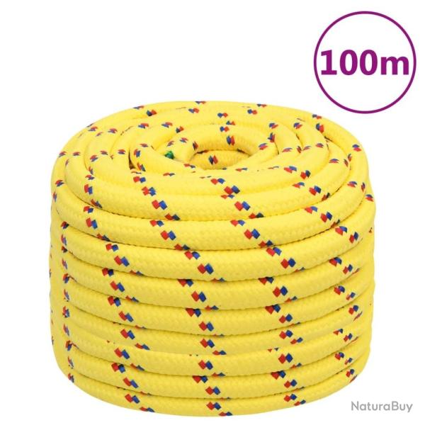 Corde de bateau Jaune 20 mm 100 m Polypropyl�ne